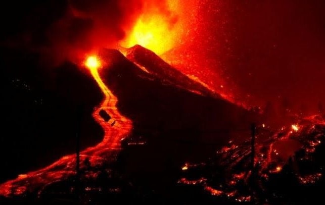 Erupción volcánica en La Palma (Canarias) Septiembre 20121
