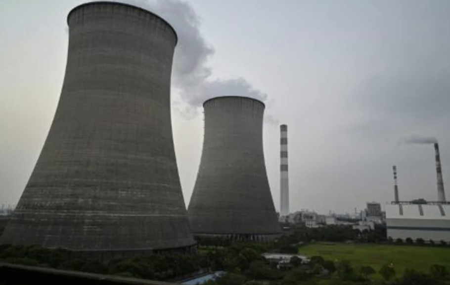 La planta de generación eléctrica a carbón de Wujing en Shanghai,