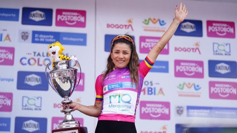 Lilibeth Chacón, ciclista venezolana campeona de la Vuelta a Colombia
