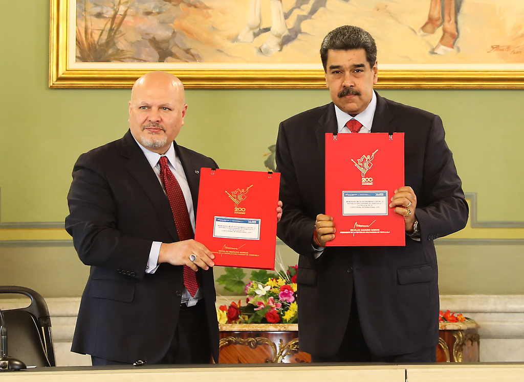 Presidente Maduro y el Fiscal de la Corte Penal Internacional (CPI) Karim A. A. Khan