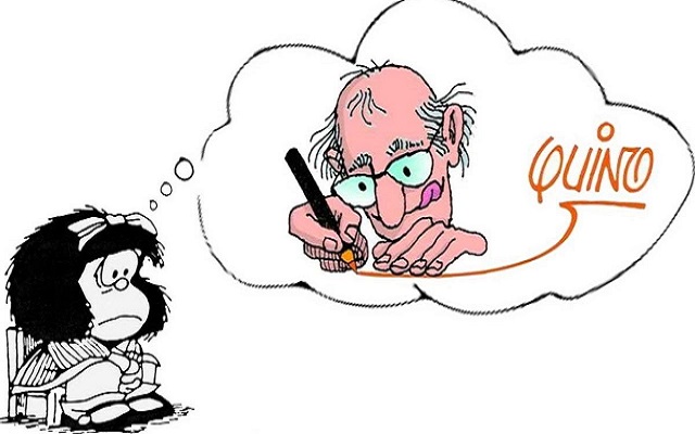 Hemos tomado esta ilustración recordando al tan querido dibujante-humorista Quino, con su personaje Mafalda, fallecido en 2020