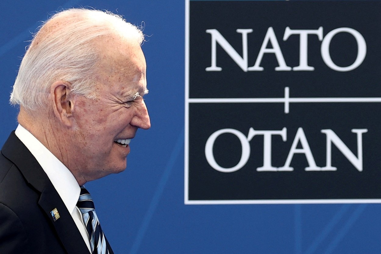 El presidente de EEUU, Joe Biden, a su llegada a la cumbre de la OTAN, en junio de 2021, en Bruselas. REUTERS/Kenzo Tribouillard/Pool