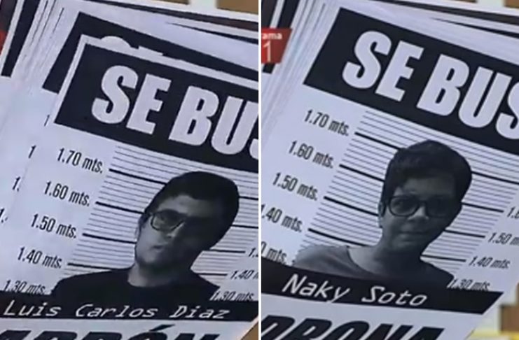 Captura de los afiches mostrados por Diosdado Cabello en su programa de televisión