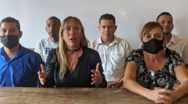 Vicsy Fonseca, integrante de la coalición Alternativa Popular Revolucionaria (APR)