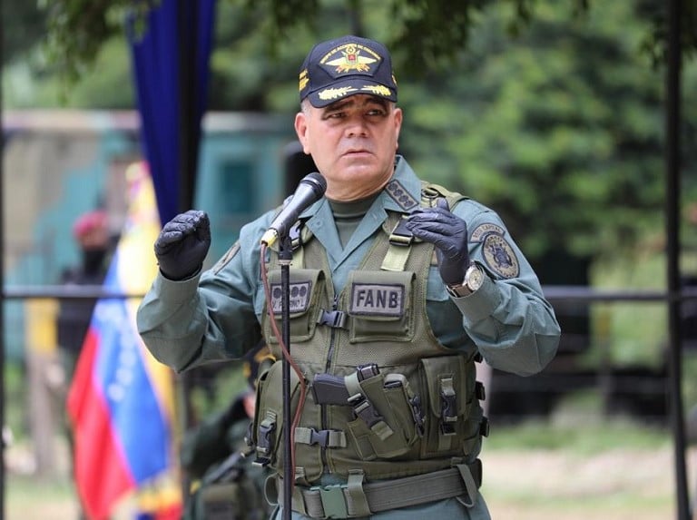 El ministro de Defensa de Venezuela, Padrino López