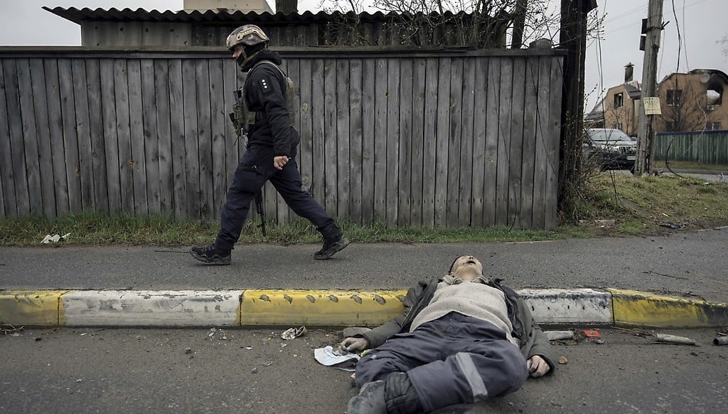 Civiles muertos en Bucha, Ucrania