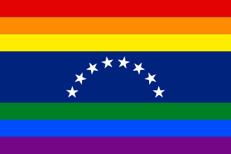 Bandera LGTB en Venezuela