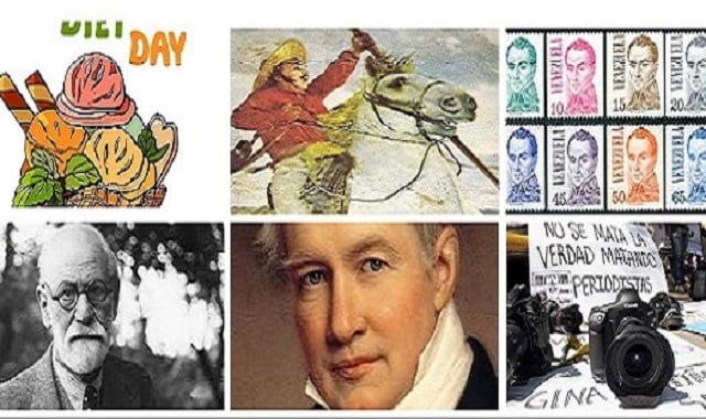 Efemérides del 6 de Mayo: Días, héroes, genios y artistas...