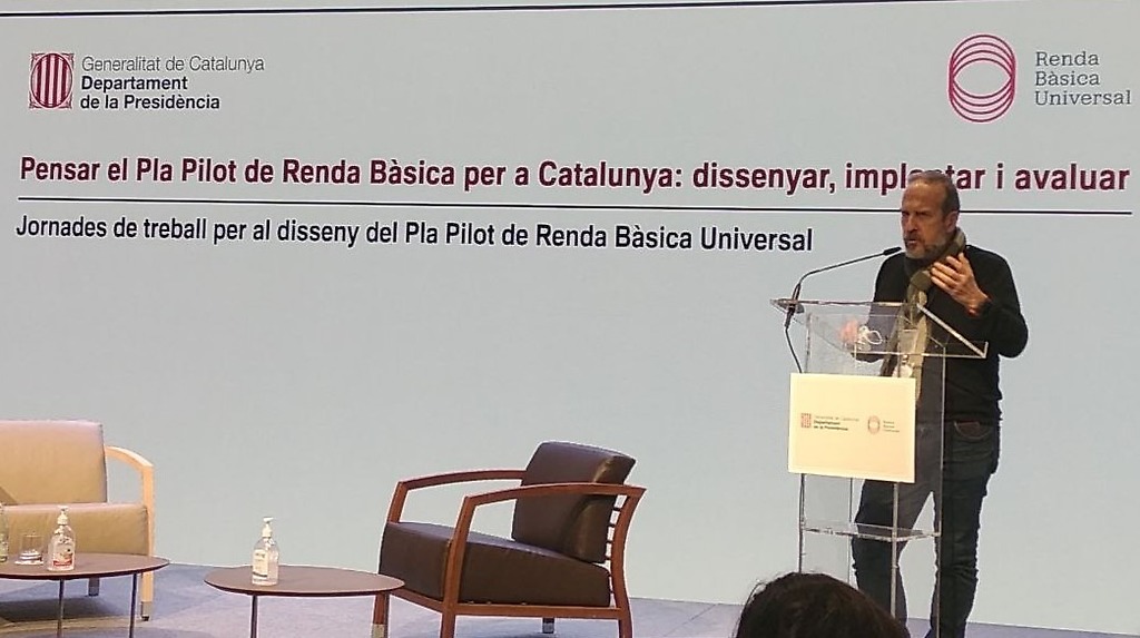 Sergi Raventós es Director de la Oficina del Plan Piloto para Implementar la Renta Básica Universal de la Generalidad de Catalunya