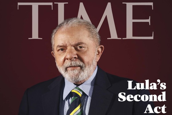Lula entrevistado en la revista Time.