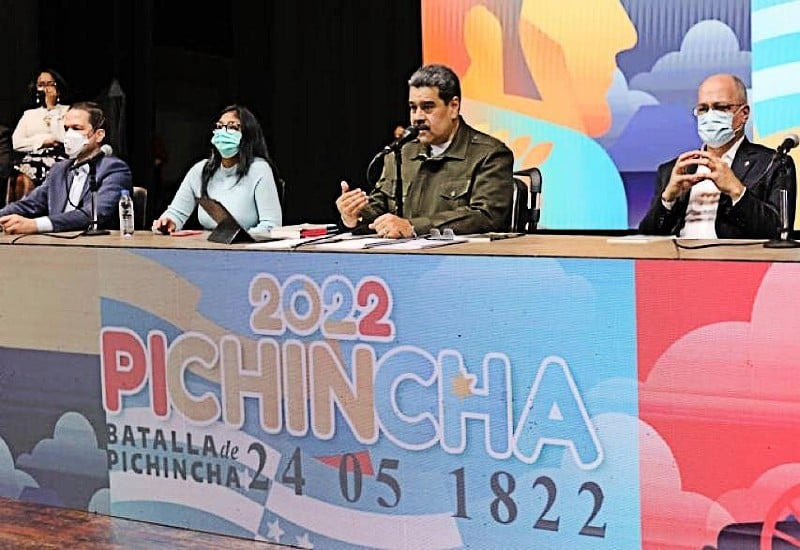 Maduro catalogó el evento como "la cumbre de las protestas".
