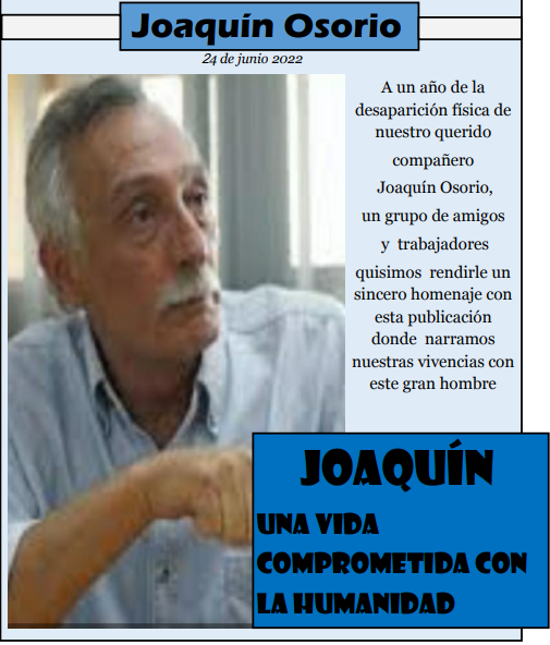 Homenaje a Joaquín Osorio