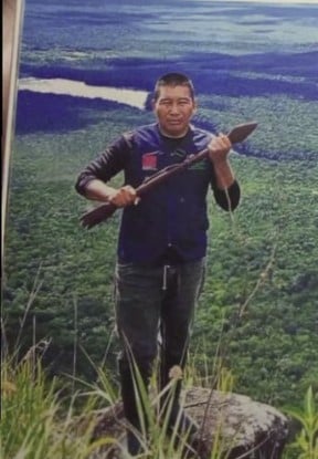 Virgilio Trujillo, líder indígena asesinado enPuerto Ayacucho