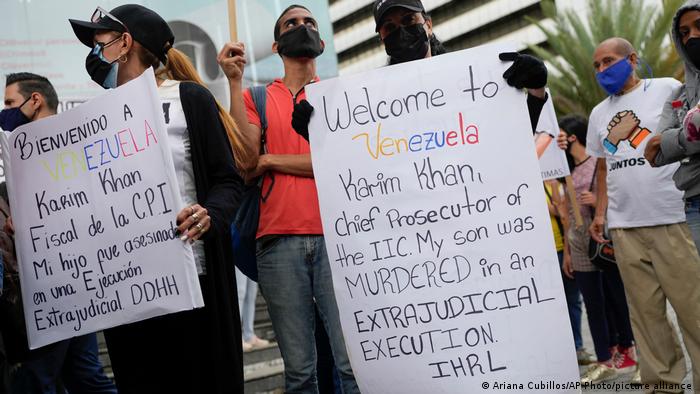 Venezolanos denuncian "ejecuciones extrajudiciales", a propósito de la visita del director de la Corte Penal Internacional en octubre 29 de 2021