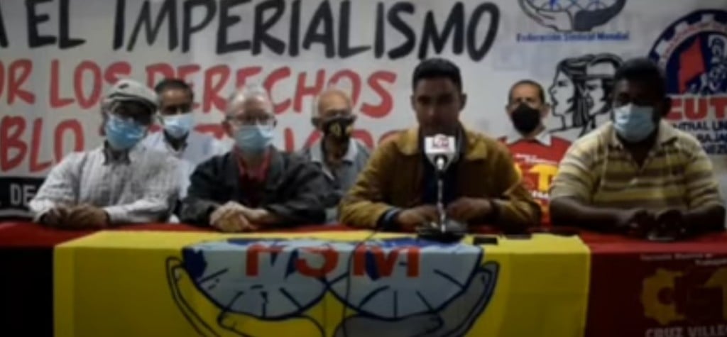 Alejandro Linares, del Colectivo de Abogados Laboralistas Pedro Ortega Díaz e integrante del Frente Nacional de Lucha de la Clase Trabajadora