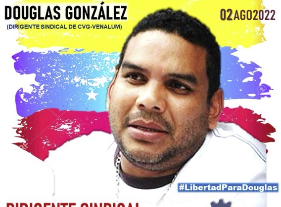El dirigente sindical Douglas González
