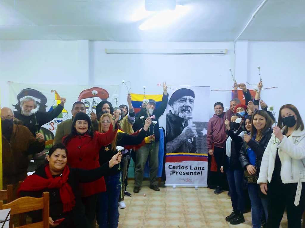Chavismo Sur rindió homenaje a Carlos Lanz en Argentina