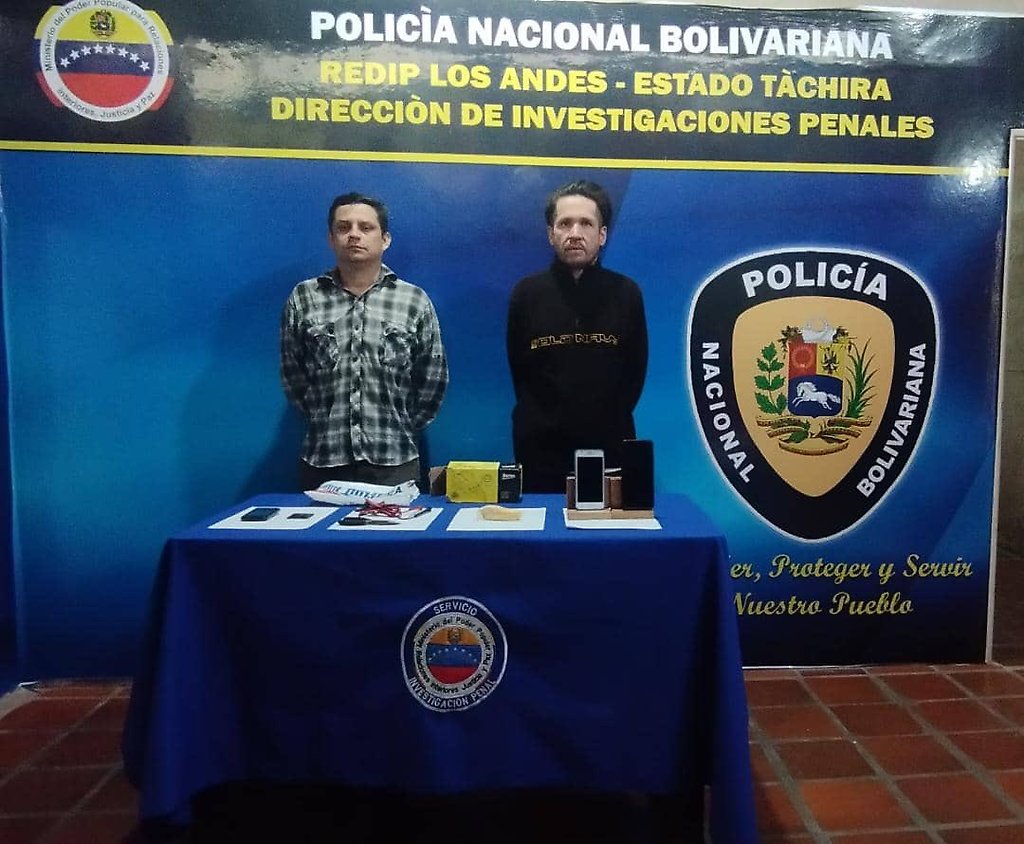 Dos sujetos aprehendidos en Táchira con material explosivo