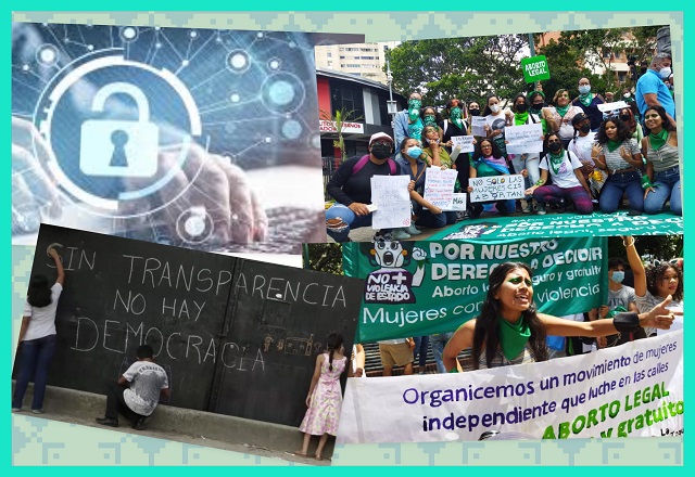 Un Día en el que se combina la lucha por dos derechos de acceso: a la información, y al aborto