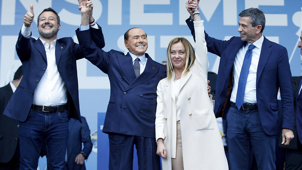 Giorgia Meloni candidata de la extrema derecha en Italia
