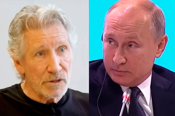 Roger Waters, cofundador de Pink Floyd y Vladimir Putin