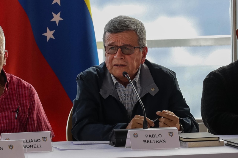 Pablo Beltrán en Caracas