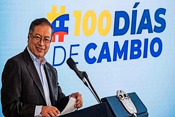 "Justicia climática y justicia social son las bases para lograr que Colombia sea una potencia mundial de la vida. Ese es el programa de Gobierno”, acotó el mandatario.