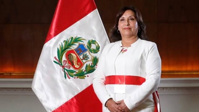 La vicepresidenta de Perú, Dina Boluarte Z.