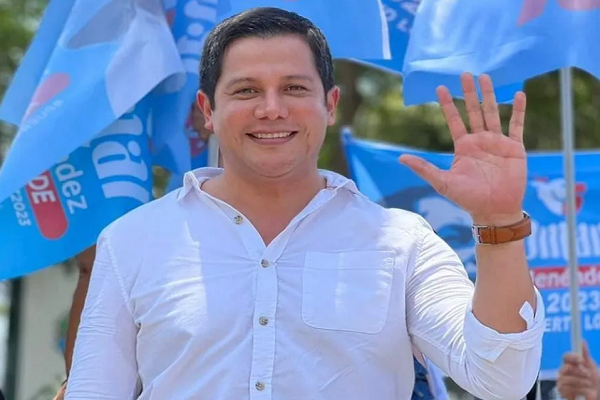 Omar Menéndez, candidato asesinado en la víspera electoral.