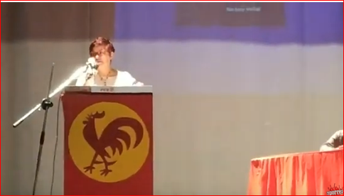 Participación de María Alejandra Díaz, como oradora invitada, en el acto del XCII Aniversario del PCV