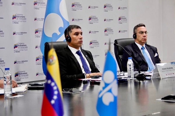 El ministro venezolano de Petróleo, Pedro Tellechea.