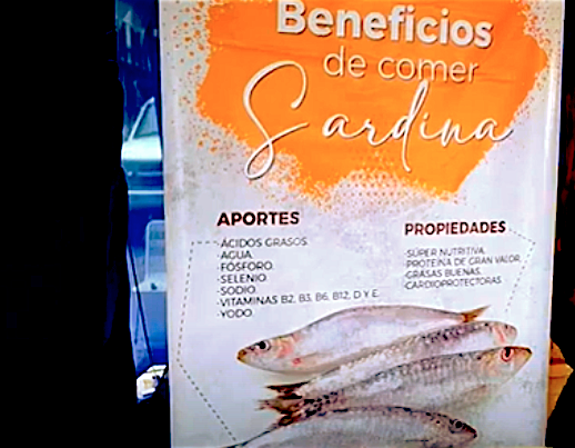 Misión Alimentación del INN motiva al consumo de sardinas por su alto contenido de omega 3