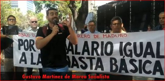 Esta crisis tiene signos de magnicidio, señaló Gustavo Martínnez de Marea Socialistta