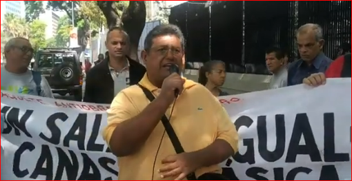 Ángel Castillo, del  Frente Nacional de Lucha  de la Clase Trabajadores: rechazamos contundentemente la criminalización, la judialización de las luchas  laborales y populares