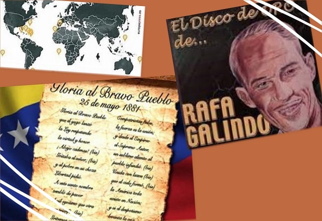 Efemérides Destacadas 25 de Mayo: Día del Himno Venezolano, Semana Solidaria con Pueblos de Territorios No Autónomos, muerte del cantante romántico venezolano Rafa Galindo