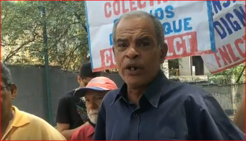 Juan Tovar, trabajador obrero de la Universidad Central de Venezuela: me encuentro hoy con el simple hecho de denunciar este gran circo que ha montado el gobierno-Estado, como es una campaña anticorrupción, si los primeros corruptos son ellos