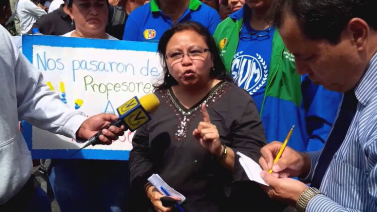 Raquel Figueroa, dirigente sindical del magisterio