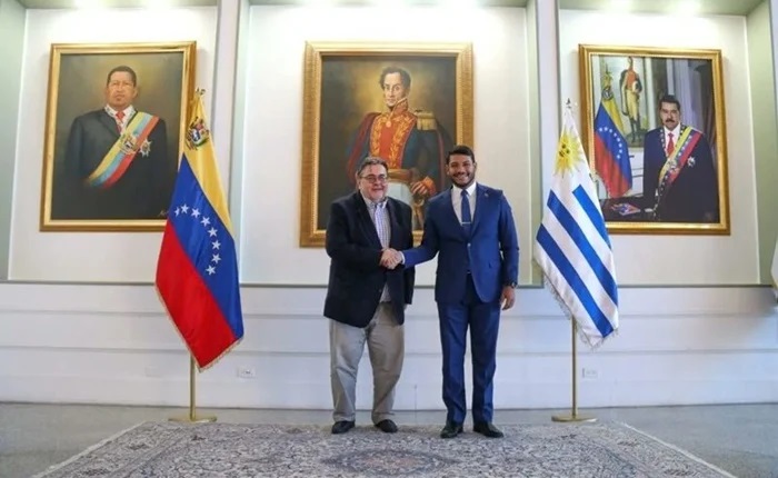 El abogado y político Eber da Rosa Vásquez, del Partido Nacional, fue recibido por el Gobierno de Venezuela