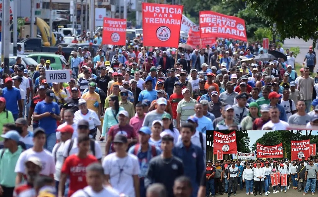 Marcha en Bolívar exigiendo la liberación de Tremaria
