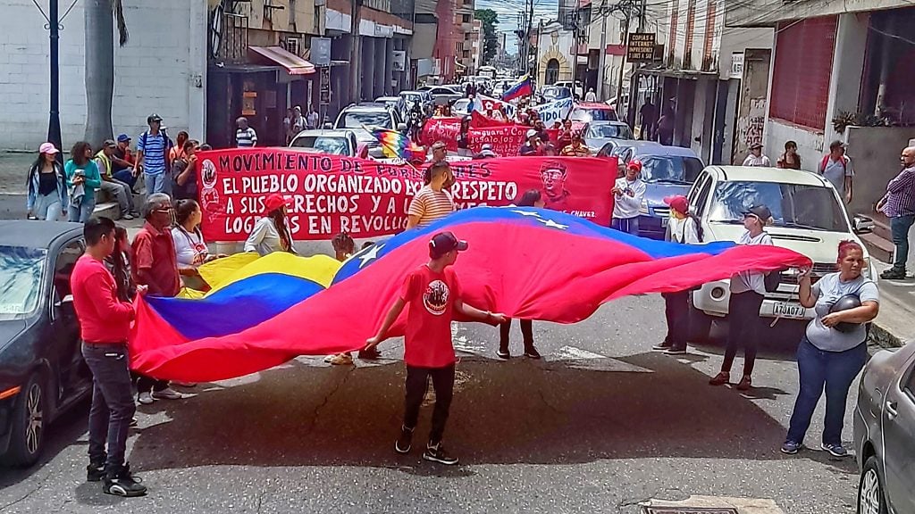 Marcha en Lara ¡Contra los Desalojos, las Mafias Judiciales, y Contra La Criminalización de La Lucha Popular!