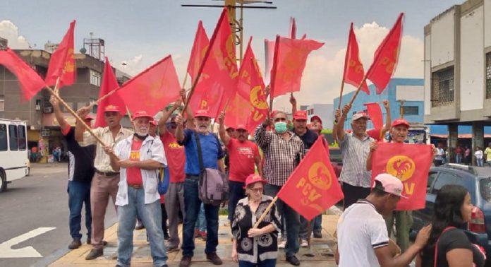 PCV en Carabobo protestó en la calle
