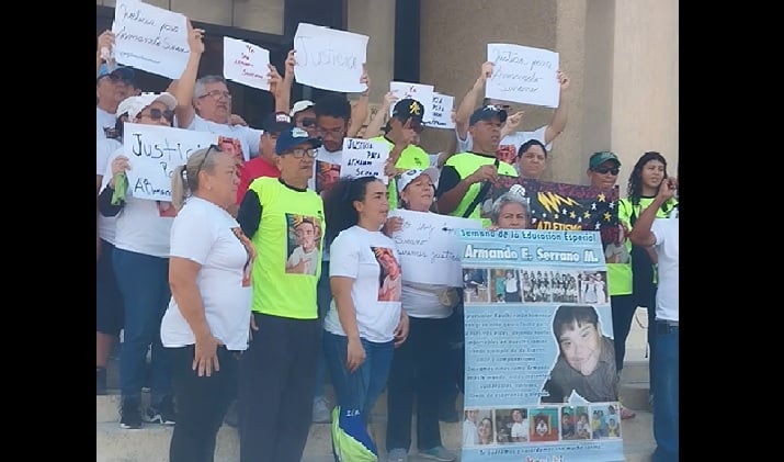 Familiares de Armando Enrique Serrano Montilla exigen justicia por su muerte