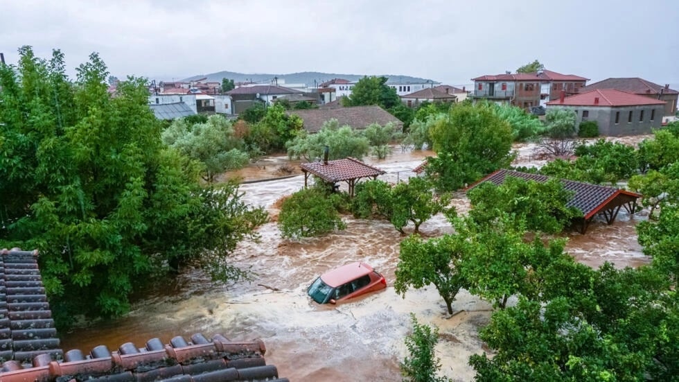 Inundaciones en Grecia