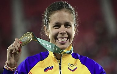Joselyn Brea se convertió en la primera mujer y atleta de Venezuela en lograr dos medallas de oro en una misma edición de esta competencia