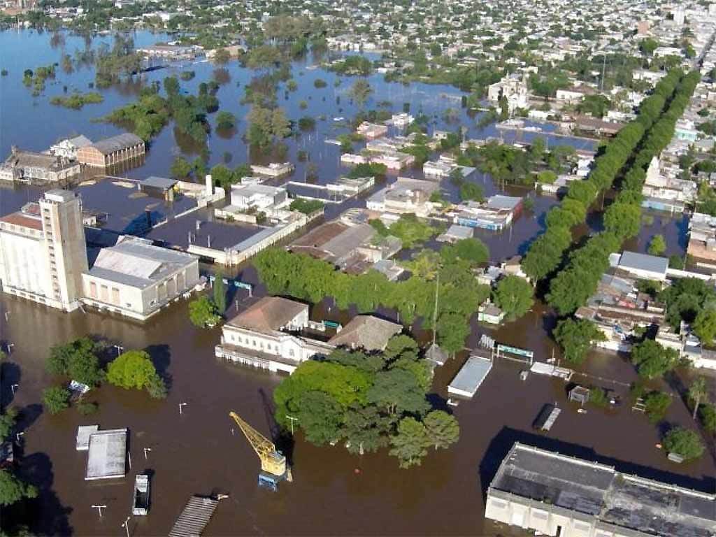 Inundaciones en Uruguay
