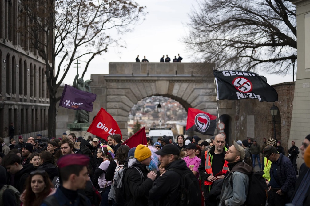 Antifascistas en Hungría