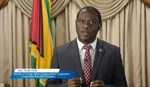 Hugh Todd, ministro de Asuntos Exteriores de Guyana