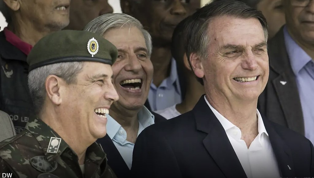 Marco Freire Gomes y Jair Bolsonaro