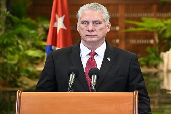 El presidente de Cuba, Miguel Díaz Canel.