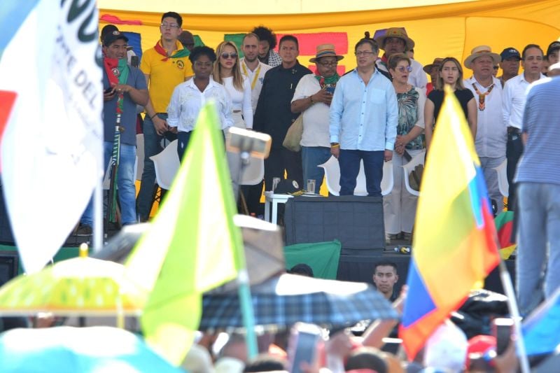 Cierre de Minga de Resistencia tuvo la presencia de Petro en Colombia
